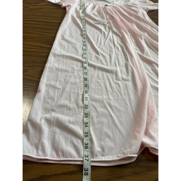 Vanity Fair vintage pink night gown and robe size S/M - Picture 6 of 10